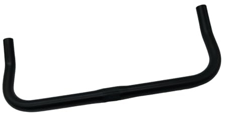perfk Guidon de vélo de Route Bullhorn, Accessoires de Cyclisme, Guidon de Rechange pour vélo de Route, Bullhorn d'extérieur en Alliage d'aluminium, Noir Mat