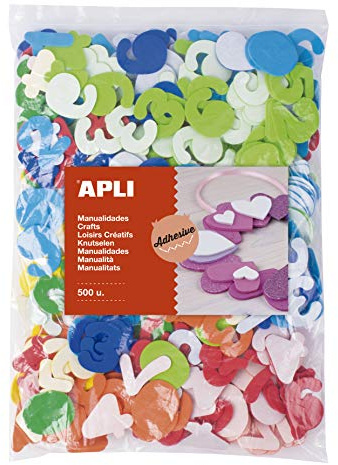 APLI Kids 17438 - Självhäftande EVA-former nummer 500 u