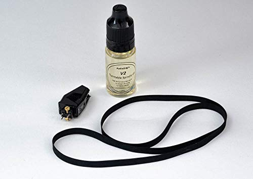AT Cartridge, Stylus, Drive Belt and V2 Super Lube, Refurb Kit for YAMAHA P-30, 23