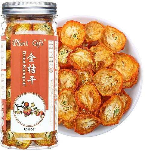 Plant Gift Thé kumquats séché 100 g Tisane de qualité supérieure, feuilles en vrac, thé chinois 100 % naturel Kumquat sec