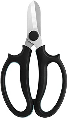 Hanghaijia Tijeras De Jardinero De Floristería De Jardín, Tijeras De Recolección De Frutas De Rama Multiusos Podadoras De Jardinería (Color : Black)