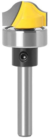 Bestgle 1/4 Shank Ogee Groove Router Bit Faux Panel Ogee Groove Template Milling Cutter Woodworking Tool (3/4 Width 1/2 Depth)