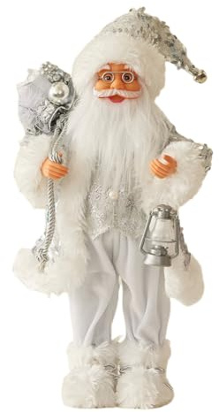 iSpchen Stående jultomtefigur realistisk jultomtedocka stående jultomte traditionell jultomtefigur stående jultomtefigur jultomtefigur jultomtar juldekoration present till jul