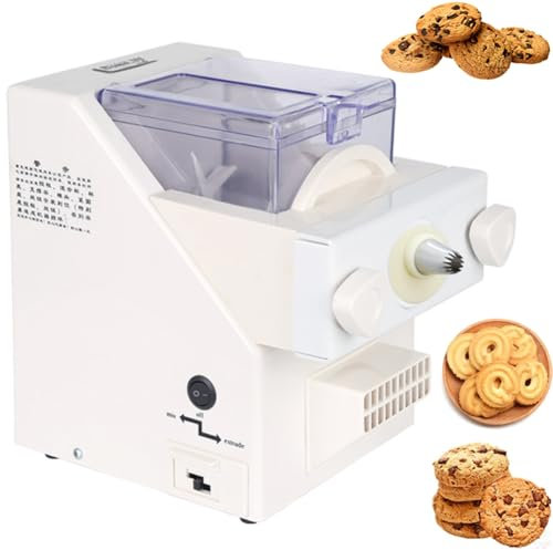 hocvseo Macchina per Fare Biscotti Automatica, Macchina per Biscotti da 180 W, Macchina per Cuocere Elettrica a 50-60 Giri/min Che Produce Biscotti, per Negozio di Dolci, Cucina, Hotel