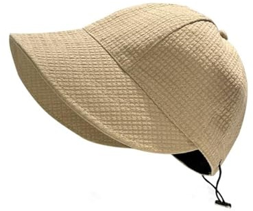 CharmBurst Sombrero Plegable para el Sol con protección UV 50, Sombrero de Paja de Verano con ala Ancha, Gorra Ligera de Verano, para Playa y Actividades al Aire Libre, protección Solar (Color
