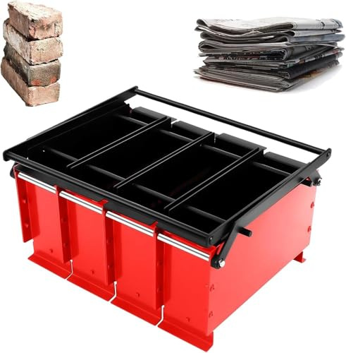 Bricchetti di carta, pressa manuale multi-scomparto per combustibile ecologico per bruciare legno, strumento per pressare mattoni per giornali