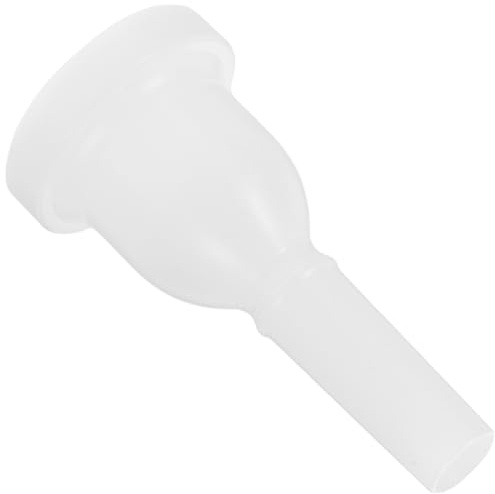 RUNROTOO Accessorio Bocchino in ABS Leggero e Facile da Trasportare Forniture per Tromboni Bianchi per Trombone Tenore per Principianti e Professionisti