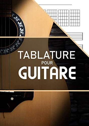 Tablature guitare: cahier tablature pour guitare classique, electrique et accoustique | 6 lignes