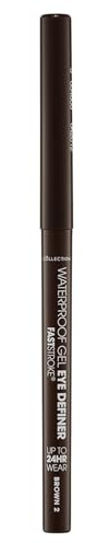 Collection Fast Stroke Waterproof Gel Eye Definer, Smudge-Proof, Long Wearing, Brown