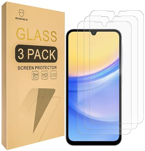 Mr.Shield Tempered Glass Screen Protector for Samsung Galaxy A15 5G/4G