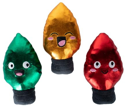 Fringe Studio Plush Dog Toy Set, Light Up My Life, 3 Piece Set, Pet Shop Collection (662060)