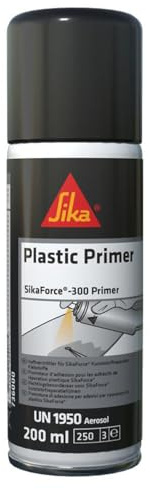 SIKA - Haftvermittler - SikaForce-300 Primer transparent - Für 2k Klebstoff am Auto - Zur Vorbehandlung der Haftflächen von Kunststoffklebern - 200 ml Spraydose
