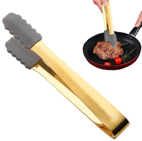 Pinzas De Hielo De Acero Inoxidable - Pinzas De Azúcar, Pinzas De Hielo | Pinzas De Cocina De Acero Inoxidable Duraderas Antideslizante De Silicona, Uso Multifacético Para Cubo De Hielo, El Servicio