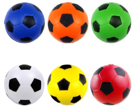 6 pezzi di palla sensoriale per bambini, palla giocattolo per bambini, forma di calcio palline rimbalzanti, colorata palline rimbalzanti.
