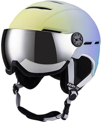 QSTDGVPW Casco da Occhiali, Casco da Skateboard per Arrampicata, Ciclismo E Ciclismo