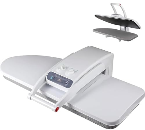 Presse à repasser vapeur avec pression de 50 kg, modes prédéfinis pour cinq tissus, lessive efficace à la maison et entretien des tissus