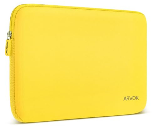 Arvok 13 13.3 14 Inch Laptop Sleeve Case for MacBook Pro/MacBook Air 13-14 inch, Water-Resistant Notebook Chromebook Computer Pouch, Carrying Bag Cover for HP/Dell/Lenovo/Asus/Acer