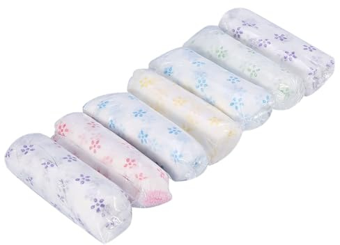7 Uds. Bragas de Malla, Bragas de Malla Posparto, Ropa Interior Desechable Posparto para Mujer, Calzoncillos de Algodón, Deslizamiento único para Hospital, Maternidad, Viajes, Vacaciones(XXL)