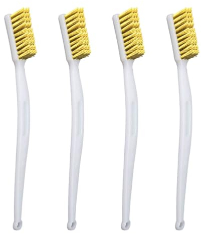 HZAOPZE 4 PCS Spazzola Ottone,Mini Spazzola Metallo,per Pulire Resti di Saldature Ruggine e Ugelli di Stampante 3D per Pulire Porte, finestre la Pulizia di Vernice, Grasso Sporco, Ruggine, Polvere