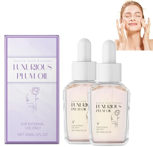 Huile Pour Le Visage, Huile Visage Nourrissante, Améliorer L'elasticité, Huile Anti-âge Pour Les Visage, Vitalising Facial Oil, Réduire Les Ridules, Raffermir La Peau, 2PCS