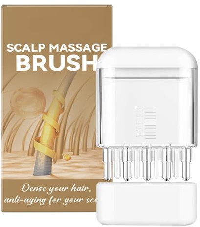 Appareil de massage du cuir chevelu pour la croissance des cheveux, peigne applicateur d'huile pour cuir chevelu, pousse des cheveux, applicateur d'huile manuelle | Appareil de massage professionnel