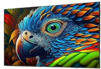 QIUYMGFG Projection Screens 100 Inch Projection Screen Fixed Frame 1CM Ultra Narrow Bezel Screen For Normal/Long Throw Projector 4K 3D smart home