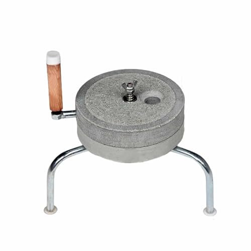 Stone Mill Chinese Style Kitchen Manual Grain Mill for Herbs Peanuts Sesame Seeds, Limestone Coffee Grinders Wheat Oatmeal - Dry/Wet Mill