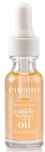 Cuccio Naturale Revitalizing Cuticle Oil – Tangerina & Argan (0.50 oz) – Hydrating Nourishing Treatment for Dry, Brittle Cuticles, Vitamin-Enriched, Fast-Absorbing, Non-Greasy Formula