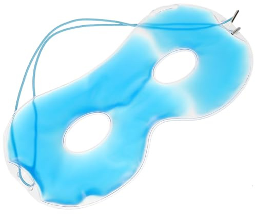 Gatuida Masque pour Yeux en Gel Réutilisable en Plastique Corde en Nylon, Compresses Froides et Chaudes pour Sommeil et Relaxation, Conçu pour Femmes