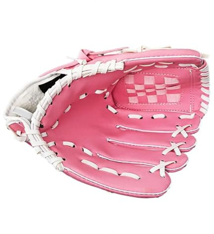 Baseballhandskar Baseballhandske Dual-Tjock Pvc Pan Förstärkt Botten för Tums (Pink,A)