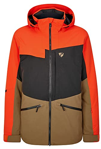 Ziener Herren TARPU Ski-Jacke/Winter-Jacke | warm, wasserdicht, PFC frei, new red, 46