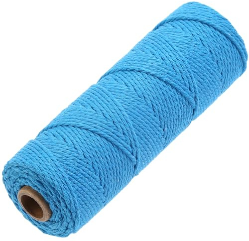 GOHOF Premium Cotton Macrame Cord, 2mm x 100m, Dodger Blue
