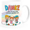 SpecialMe® Kaffee-Tasse Danke dass du uns beim Wachsen geholfen hast Geschenk Abschied Erzieherin kleines Dankeschön weiß standard