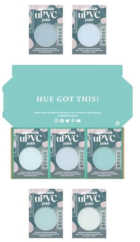 Rust-Oleum uPVC Paint in Satin Finish – Soft Blues Tester Box