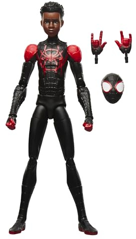 Spider-Man Hasbro Marvel Legends Series, Miles Morales Into the Spider-Verse 15 cm filminspirerad actionfigur samlarobjekt för vuxna