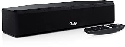 Teufel CINEBAR ONE Soundbar mit Bluetooth, HDMI ARC CEC, AUX, Integrierte USB-Soundkarte, Bassreflex für mitreißenden Sound bei Filmton, Musik und Games (Schwarz)