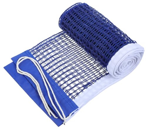 Ymapinc PE Tischtennis Netz Ersatz Tischtennisnetz Blau Tischtennisnetze Strapazierfähiges für Alle Tischtennistische(180 * 14cm)