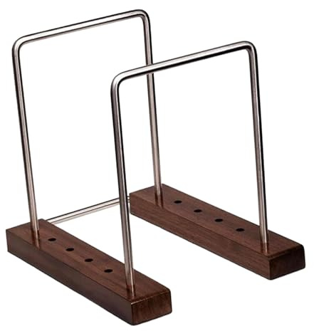 Milageto Organizador de Discos de Vinilo, Estante de Madera Minimalista para Libros, revistas, CD y