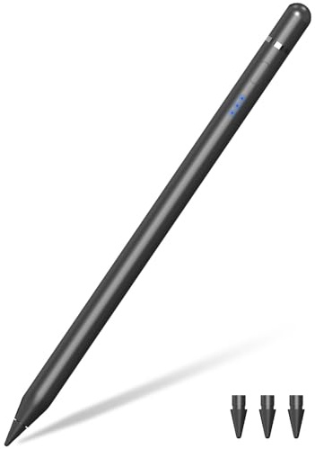 Xpencifan iPad Pencil 1st Generation for iPad, Stylus Pen for Pencil 2nd Generation with Magnetic Charging Tilt Sensitivity& Palm Rejection, Pencil for iPad Pro 11/12.9/13, Air, Mini Black