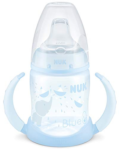 NUK 10215239 Baby First Choice - Biberón antigoteo, 150 ml, 6-18 meses, 1 unidad azul azul