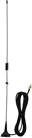 Antena de Radio Universal Antena Magnética para Automóvil SMA-Famale UHF + VHF Antena de Radio del Coche