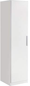 Rauch Möbel Minosa, Drehtürenschrank, Kleiderschrank, Schrank, 1-türig, Farbe Alpinweiß, 47x197x54cm