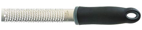 Barfly Mercer Culinary Stainless Bar Zester, Black Handle, Narrow