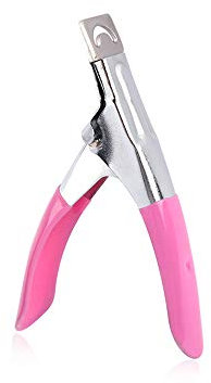 J Shop Coupe-ongles professionnel coupe-ongles UV Gel faux ongles embouts coupe-bord acier inoxydable U un mot coupe-ongles outil de manucure