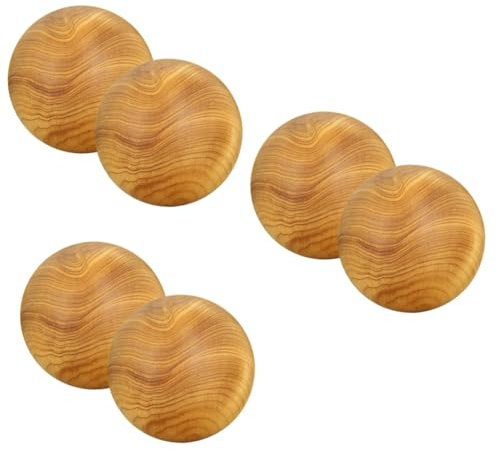 Healeved 6pcs Hand Massaging Balls Handballs Health Balls Wood Handballs Decorative