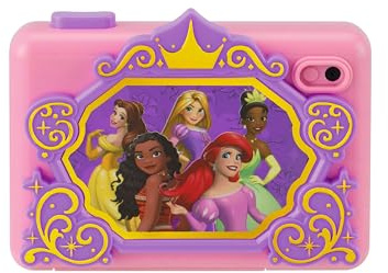 Disney Princess Kids Camera with SD Card, Digital Camera for Kids with Video Recording and Built-in Digital Stickers (Disney Princess)