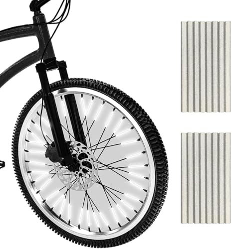 SIRLOMU 16pcs Speichenreflektoren Set, StVZO zugelassen, 360° Sichtbarkeit, einfache Montage, Fahrrad Katzenaugen