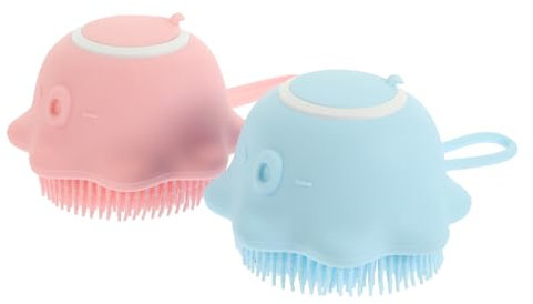 MUSISALY 2stücke Silikon Badeschrubber Mit Peeling-badezubehör Für Körper Und Dusche Weich Für Empfindliche Haut Und Junge Mädchen Geeignet Für Jahreszeiten