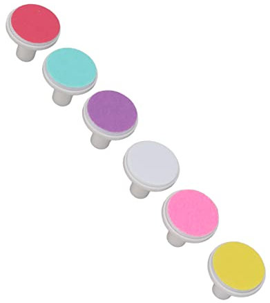 Baby-Nagelfeilen-Ersatzköpfe, Baby-Nagelschneider, Elektrische Ersatzpads, 6 Stück, Baby-Nagelfeilen-Elektro-Professionelles Elektrisches Nagelfeilen-Schleifköpfe-Zubehör