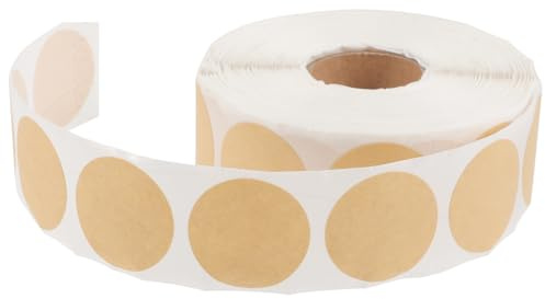 Garneck Papier Autocollant pour Tir Cercles Adhésifs Papier Professionnel 1 Pouce x 1000 Autocollants Rouleau Léger Portable Pratique pour Entraînement Sportif Et Pratique De Tir